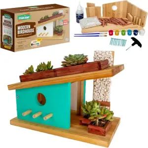 스파크점프 모던 버드하우스 목공 키트 와 성인을 위한 DIY 완성 창의적인 공예를 나만의 제작