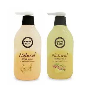 해피바스 내추럴 순한 촉촉한 바디워시 약산성PH 곡물 추출물
