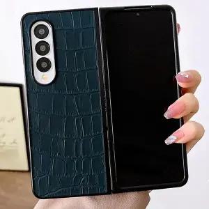 갤럭시Z폴드SE 제트 지 럭셔리 슬림 가죽 핸드폰 케이스