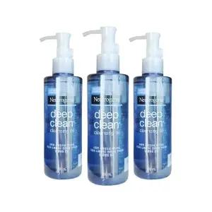 뉴트로지나 딥 클린 클렌징오일 200ml 3개
