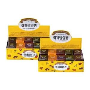 [화과방] 큐빅양갱 (40gx30개입)x2세트 +쇼핑백 / 어르신 간식 전통과자 옛날과자 양갱 요양원 개별포장 골프장