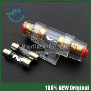 자동차 오디오 퓨즈 튜브 AGU 금도금 유리 0.5A 1A 2A 3A 4A 5A 6A 8A 70A 10x38 1개