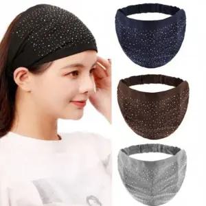 중년 여성 비니 조리 면 두건 주방 넓은 헤어밴드 반다나