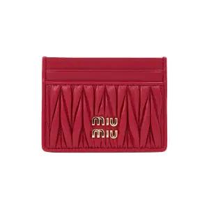 [럭셔리에비뉴] 5MC076 AFPP F0011 SS26 여성 마테라쎄 나파 카드지갑