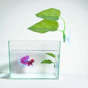 [셀러에이드]어항 꾸미기 베타 침대 휴식처 인공 나뭇잎