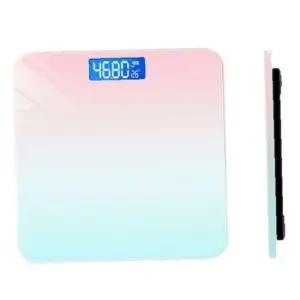디지털 체중계 예쁜 여자 체중 측정기