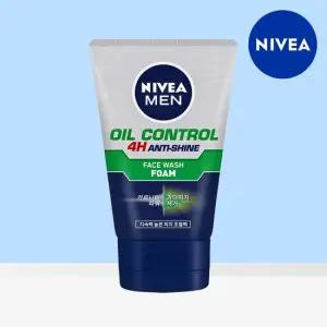 니베아 맨 오일 컨트롤 훼이스 워시 폼 100g 1개