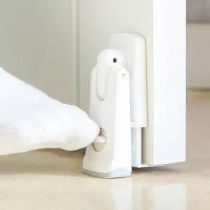 아가드 하단형 도어스토퍼 문닫힘방지 손끼임방지 무타공 방문 고정장치