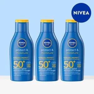 니베아 선 프로텍트 앤 모이스춰 선 로션 100ml 3개