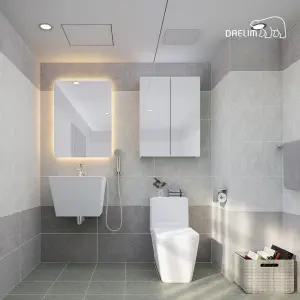 ~1/31 26만 상당 비데 증정코코카페 LED사각거울+거울장 소형욕실 리모델