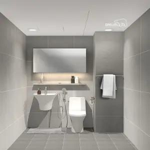 ~1/31 26만 상당 비데 증정디럭스그레이 LED 와이드플랩장 소형욕실 리모