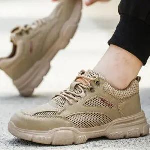 [라일리] Rly 통기성 경량 안전 작업화 메쉬 작업용 신발 기능