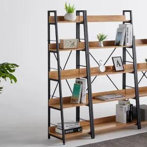 [진영가구] 노바 철제 선반 슬림 5단 책꽂이