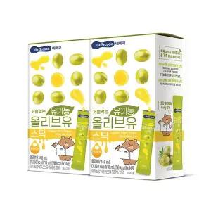 [베베쿡] 처음먹는 유기농 올리브유스틱 2박스 (10ml x 28포)