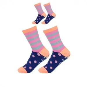 실버케어 여성용 미끄럼 방지 양말 YH-003 X 2켤레