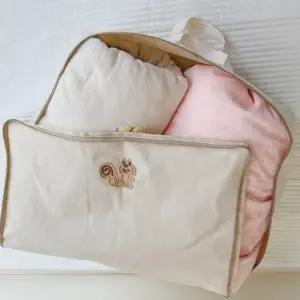 어린이집 유치원 낮잠 이불 보관 가방 체크무늬 귀여운 디자인 계절별 침구 정리 빅사이즈 출산백