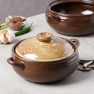 친환경 보령 머드 뚝배기 미니 된장 찌개 냄비 계란찜