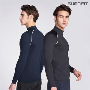 [썸앤핏] 목폴라 긴팔 언더레이어 빅사이즈 테크핏 컴프레션 크로스핏 헬스복 운동복