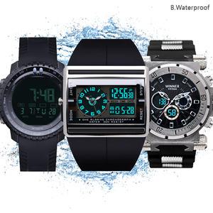 미앤유 스마트 디지털 전자손목시계 방수 남성 군인 스포츠 패션 Brand Watch