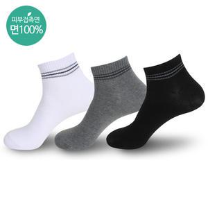 면100% 남자양말 세줄단목 5켤레