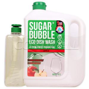 슈가버블 천연성분 애플 주방세제 4L + 940ml 코스트코