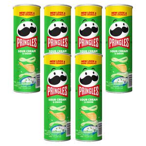 프링글스 사워크림_어니언 110g x 6개 / 스낵 과자 간식