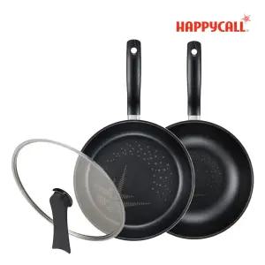 해피콜 올 뉴 컴포트 다이아몬드 IH 인덕션 후라이팬 3종 B세트(28팬+28웍+28뚜껑)
