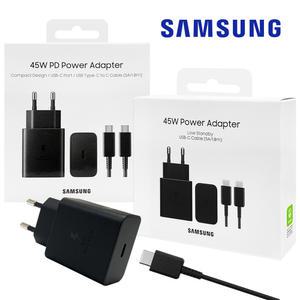 삼성정품 C to C타입 45W 고속충전기 세트 갤럭시탭S7 플러스 노트10 EP-T4511