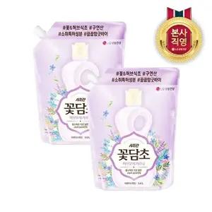 [LG생활건강]샤프란 꽃담초 부케가르니 섬유유연제 라벤더 리필 1.6L X 2개
