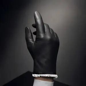 크리스찬케리 남성 가죽장갑 CK-729 극세사 안감 따뜻한 방한 스마트터치 장갑