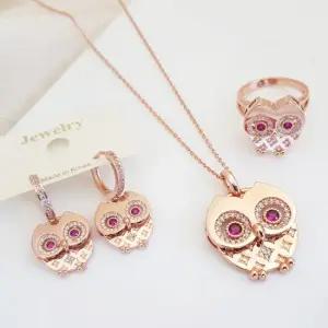 [바이진주리본] 행운부엉이 [목걸이/귀걸이]