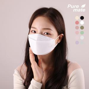 퓨어메이트 KF94 중형 컬러 마스크 30매 청소년 성인 여성 숨쉬기편한