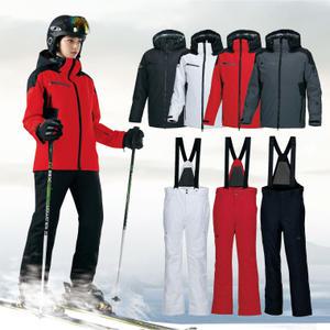 FUZZO 남성 여성 스키복 보드복 자켓 점퍼+멜빵 바지 팬츠 세트