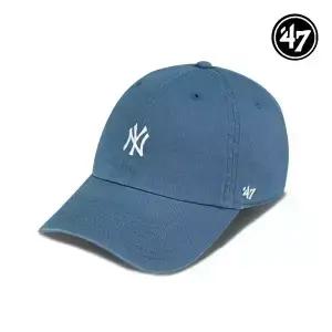 47브랜드 뉴욕 양키스 NY 스몰 로고 MLB 엠엘비 볼캡 야구 모자 팀버 블루 B-BSRNR17GWS-TB