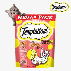 템테이션 메가팩 믹스업 닭고기 연어 치즈 160g