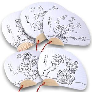 전통민화 조개부채 (5종 택1)