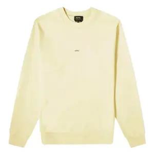 아페쎄 스티브 로고 맨투맨 옐로우 /크루넥/ COEIP-H27621-DAB