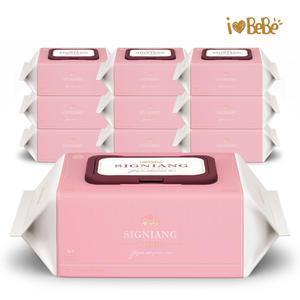 아이러브베베 시그니앙 오로즈 75g 캡형 77매X10팩 아기물티슈