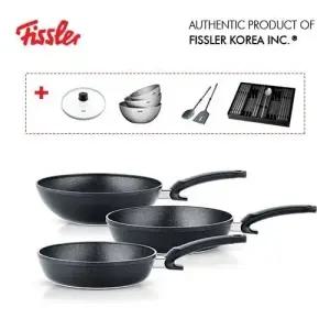 아다만트 컴포트 IH 인덕션 프라이팬 세트 + 유리뚜껑 28cm + 믹싱볼 3종 + 실