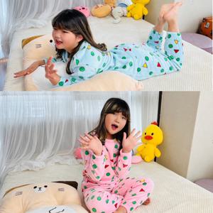 짱구 아동 극세사 잠옷 키즈 수면 아동 파자마 초등학생 유치원생 수면바지 부드러운 6세 7세