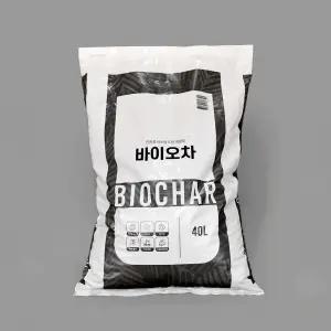 바이오차 40L 대포장 복합비료 토양개량제 분갈이흙 훈탄 흙배합토