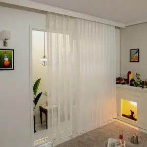 [텐바이텐]다하임 윈디 레이스 쉬폰 이중커튼 SL335-4 2배주름 200x240