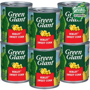 탱글식감 그린자이언트 니블렛스위트콘 195g X 6캔 외