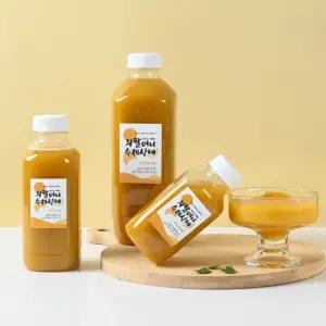 외할머니수제식혜 무방부제 단호박을 통째 갈아 듬뿍넣은 단호박식혜 300ml 500ml 1L 6병 구성