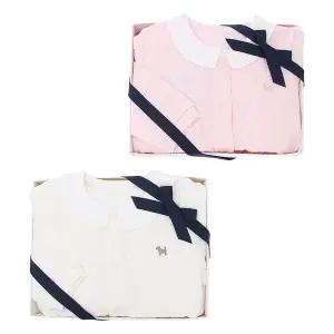 갤러리아 *출산/백일선물/돌선물/예쁜내의/25FW/니트카라우주복(45A70-041-2)