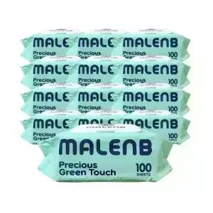 마렌비 물티슈 프리셔스 그린터치 100매 20팩 55평량 고평량 엠보싱