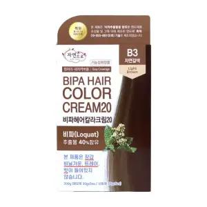 자연으로 비파 헤어컬러크림20 B3자연갈색 200ml 덕용