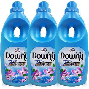 다우니 초고농축 탈취파워 섬유유연제 레몬그라스와 라일락 본품 1L 3개