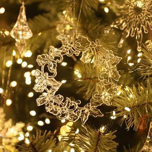 [조아트] 크리스마스트리 장식 오너먼트 크리스탈 아이씨클 리스장식