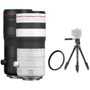 (컴온탑) 캐논 정품 RF 70-200mm F2.8 L IS USM Z 렌즈 (블랙&화이트) (재고보유) + 82mm 필터 + 포토리뷰 조비 삼각대